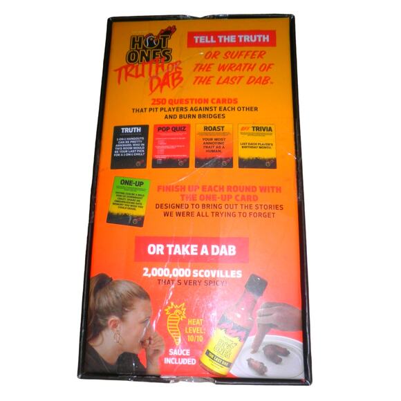 Hot Ones Truth or Dab the Game - Hot Sauce NOT Included (Ages 17+) - Picture 4 of 4